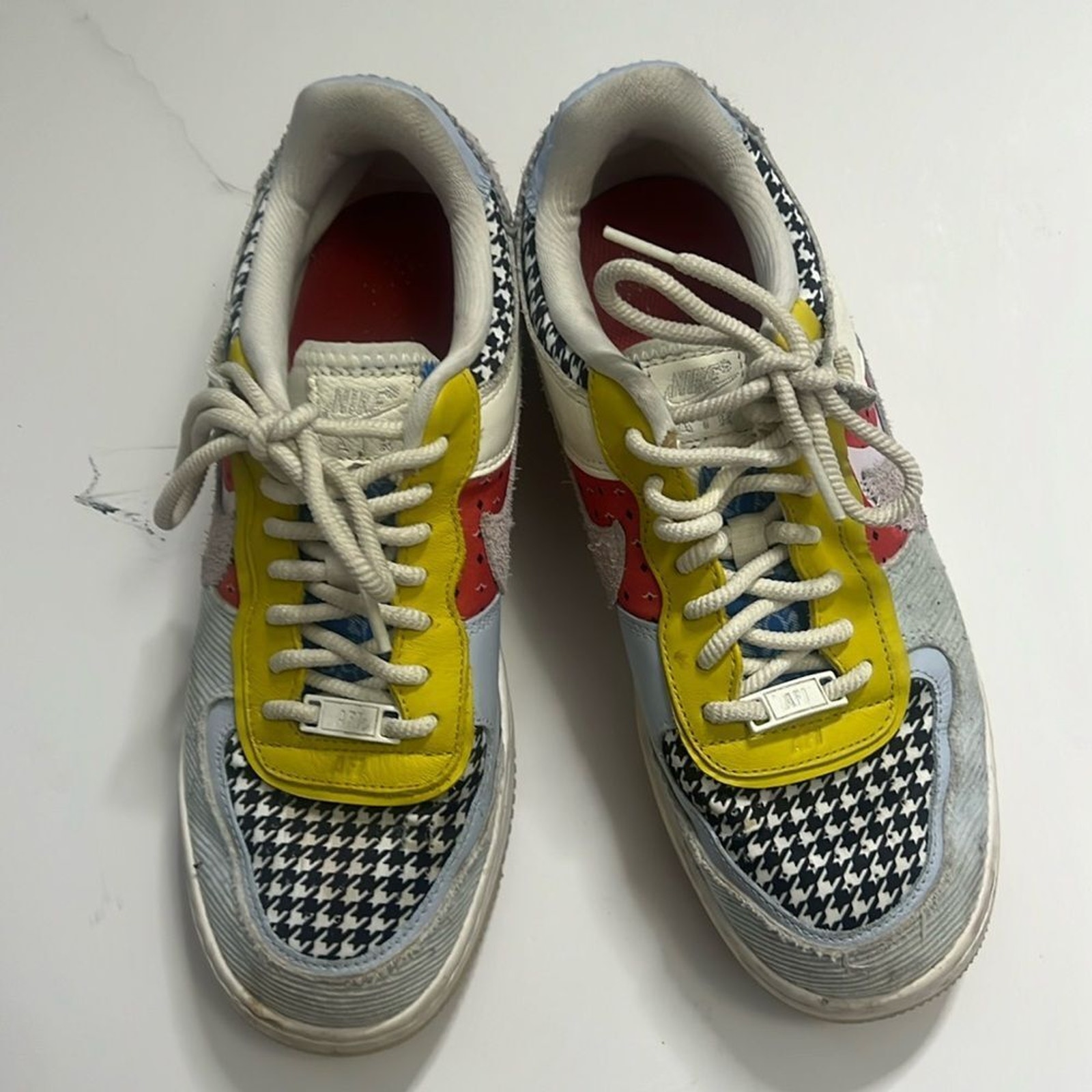 Nike Airforce 1 Shadow Multicolored Sneakers Size 9 Dm 8076-100